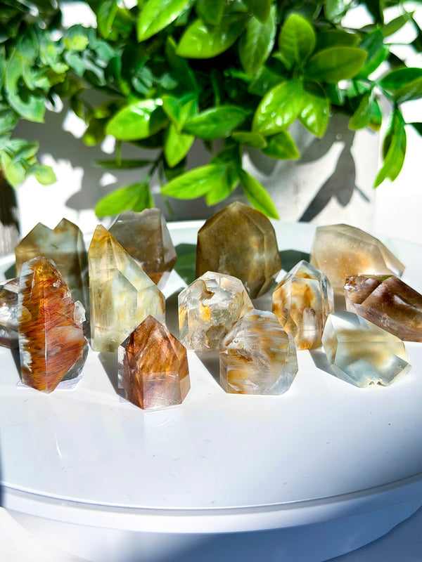 Golden Amphibole Quartz from Itacambira, Brazil • Choose Your Own!