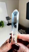 Water Clear Colombian Lemurian Quartz with "Blue Mist" / "Blue Smoke" (aka Blue Needles)