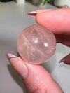 Mozambique Star Rose Quartz Sphere