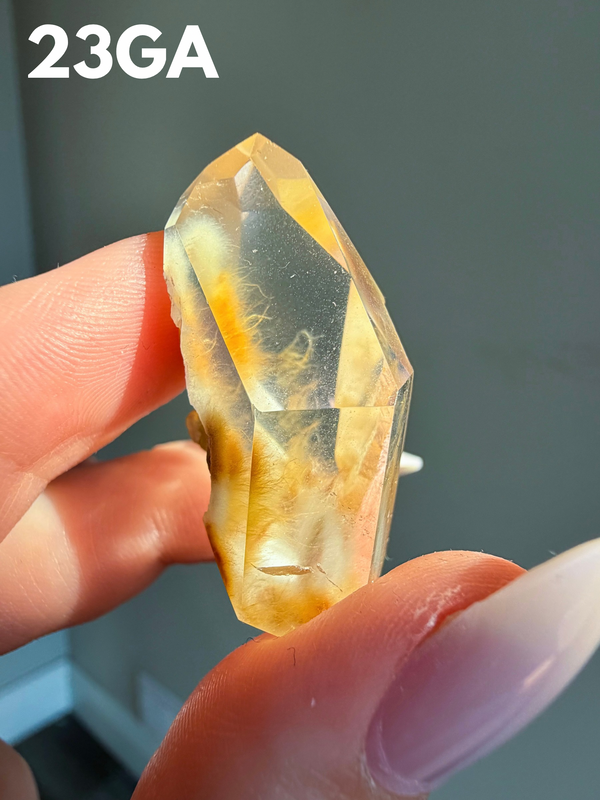 Golden Amphibole Quartz from Itacambira, Brazil • Choose Your Own!