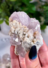 Lavender Calcite with Chalcopyrite from Daye, Hubei, China