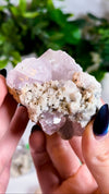 Lavender Calcite with Chalcopyrite from Daye, Hubei, China