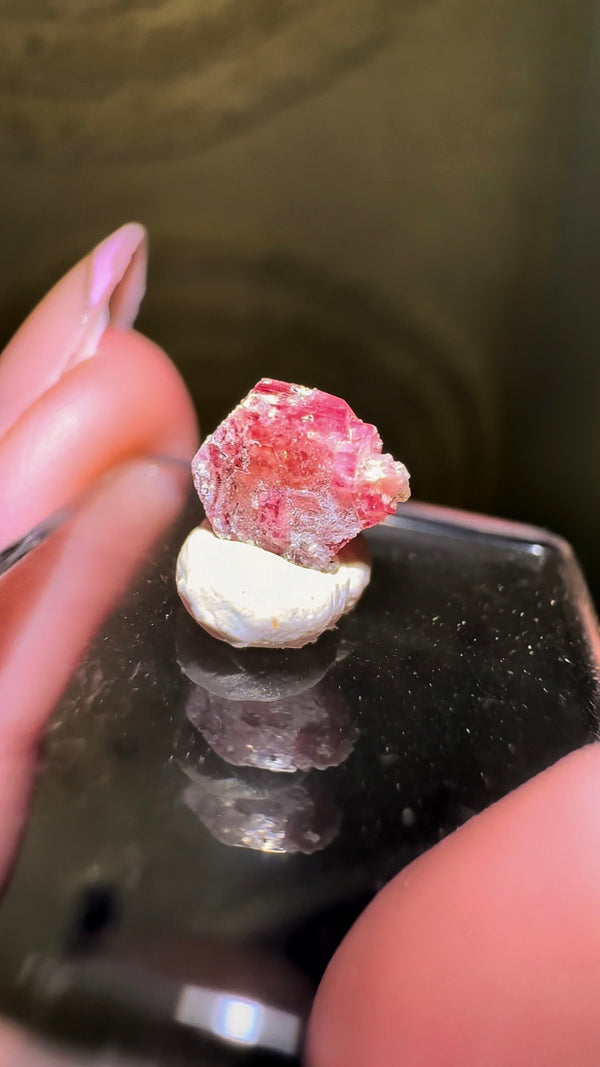 Scarlet Emerald (Red Beryl/Bixbite) from Thomas Range, Utah