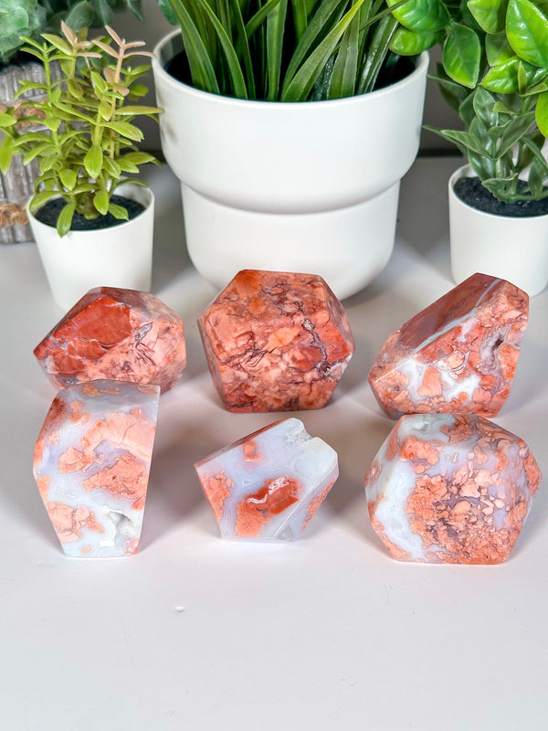 "Cotton Candy" Agate / Pink Petal Agate Freeforms from Mexico • Choose Your Own!