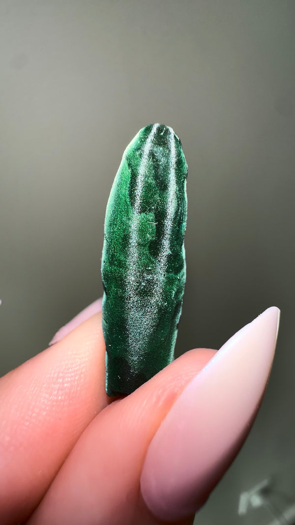 Malachite Stalactite from Shilu Mine, Yangchun County, Yangjiang, Guangdong, China