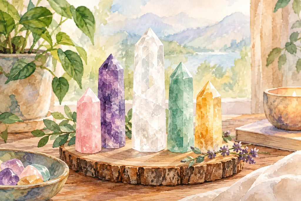 How to Display Crystal Towers With Intention