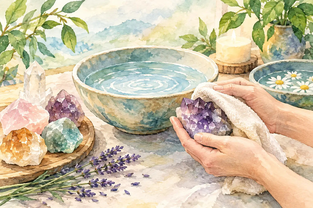 How to Clean Raw Crystals Without Damaging Them