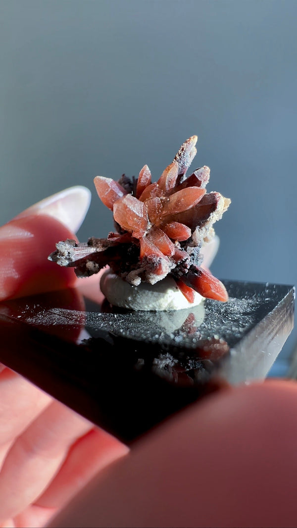 Red Topaz Specimen from Tepetate, Villa de Arriaga Municipality, San Luis Potosí, Mexico