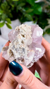 Lavender Calcite with Chalcopyrite from Daye, Hubei, China