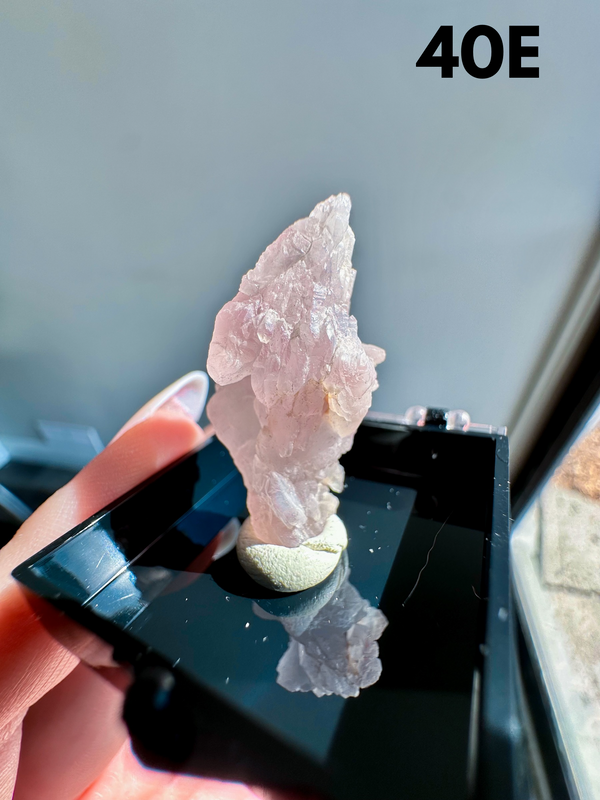 Crystallized Rose Quartz Perky Box Specimens from Taquaral, Itinga, Minas Gerais, Brazil • Choose Your Own!