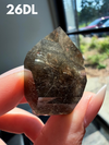 Smokey Quartz with whispy Amphibole Inclusions from Itacambira, Brazil • Choose Your Own!