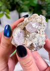 Lavender Calcite with Chalcopyrite from Daye, Hubei, China