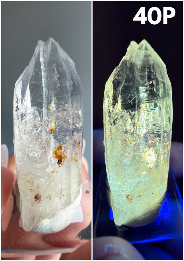 UV Reactive Petroleum-Included "Firefly" Quartz Specimens from Madagascar • Choose Your Own!