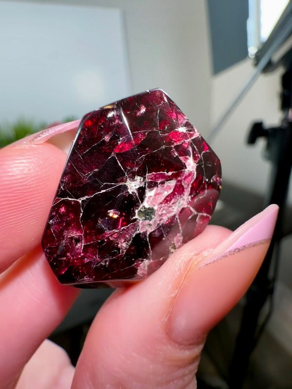 Rhodolite Garnet Freeform from India