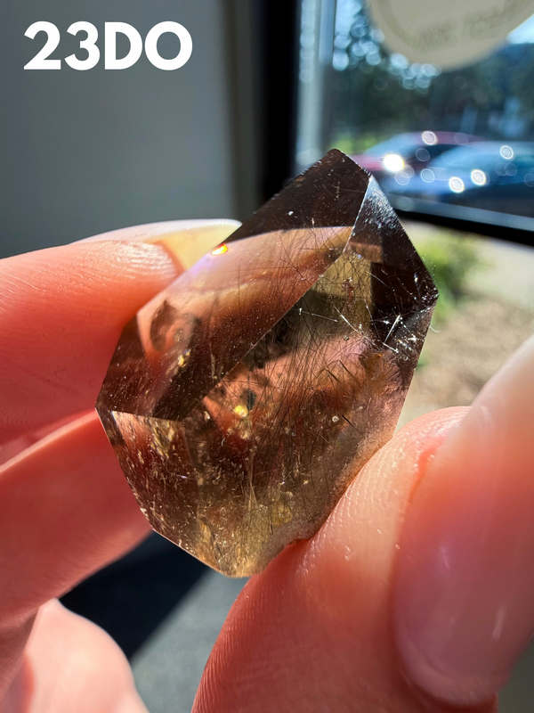 Smokey Quartz with whispy Amphibole Inclusions from Itacambira, Brazil • Choose Your Own!