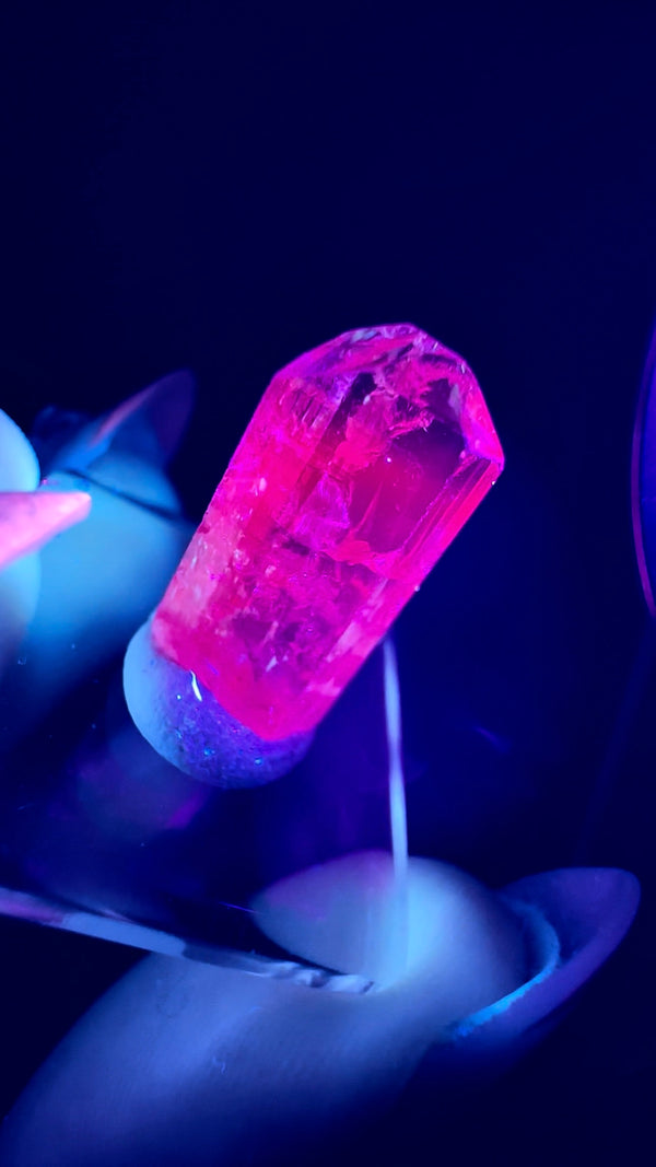 UV Reactive Imperial "Chrome" Topaz Specimen from Zambia • 2.28 g