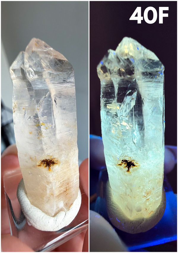 UV Reactive Petroleum-Included "Firefly" Quartz Specimens from Madagascar • Choose Your Own!
