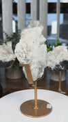 Sandwich Calcite Specimen with Custom Display Base from Fujian, China • UV Reactive!