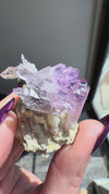 Amethyst "Flowers" with Sceptres, Reverse Sceptres & Calcite Associations on Matrix from "La Troje" Mine in Veracruz, Mexico (New Find!)
