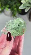 Glassy Apple Green Fluorite with Beveled Edges from Xianghuapu Mine
