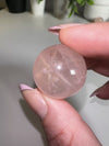 Mozambique Star Rose Quartz Sphere